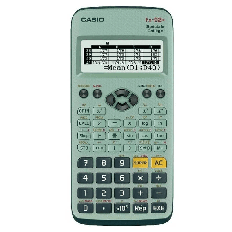 Casio FX-92+ Spéciale Collège
