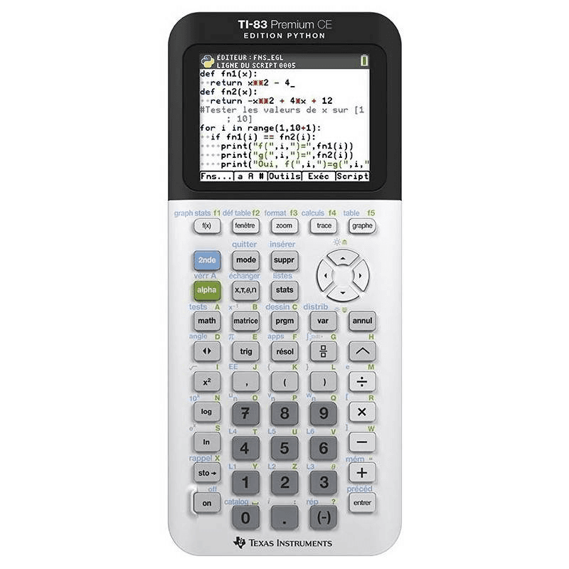 TI-83 Premium CE Édition Python